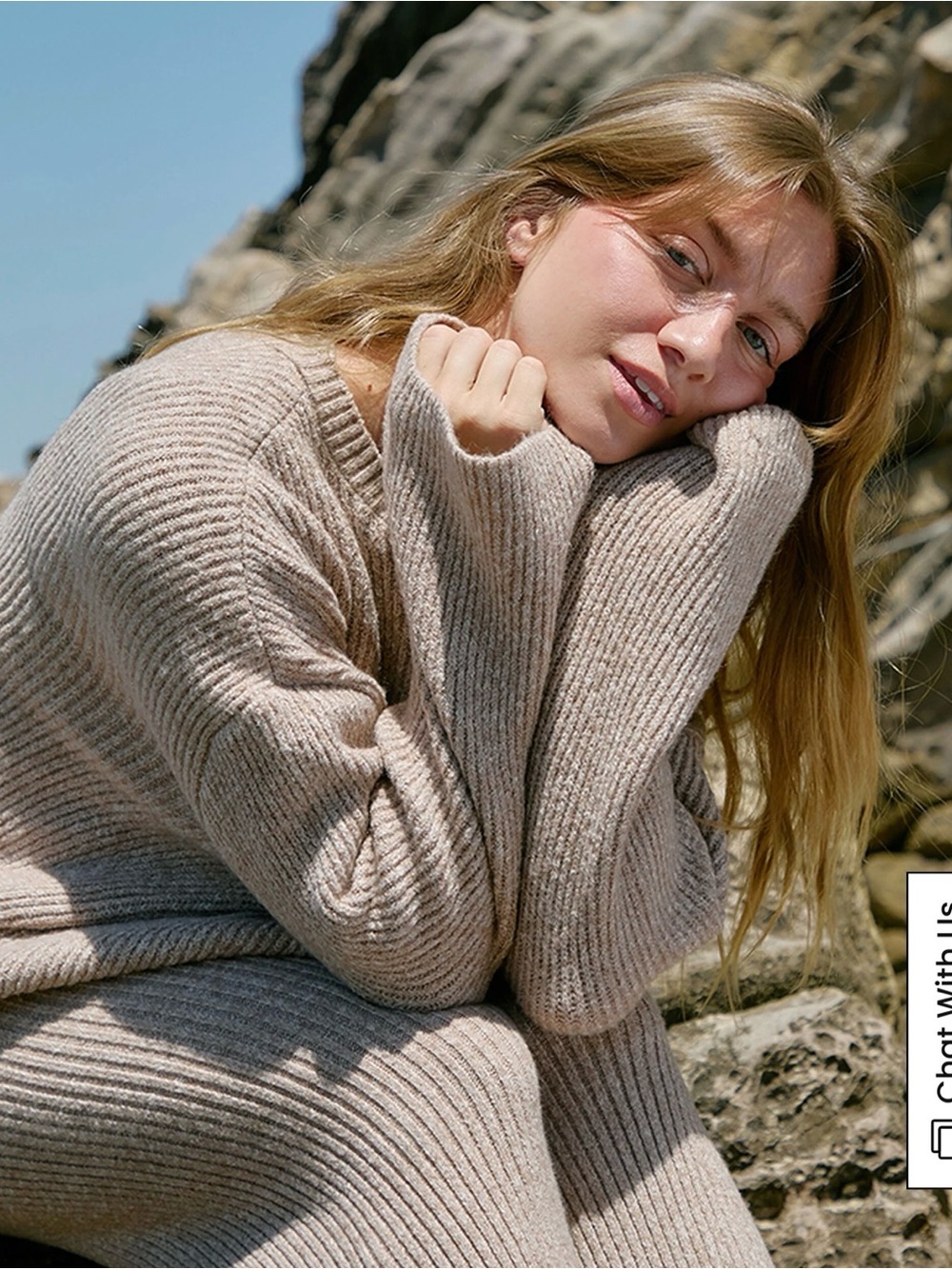 ANNAXPACSUN Ease Knit Baggy Lounge Set